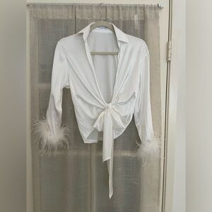 Rumored Feather tie top
